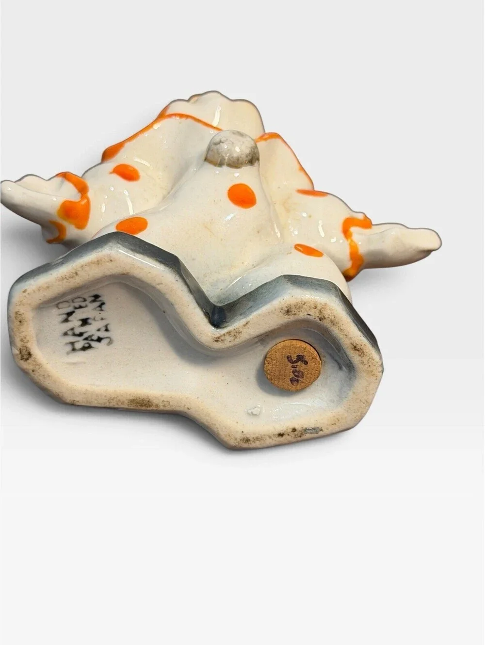 Vintage Ceramic Clown Salt Or Pepper Shaker Trinket Made In Japan